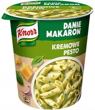 Danie Makaron Kremowe Pesto w Kubku 68g Knorr