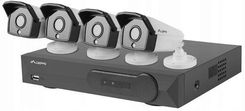 Lanberg Kamera Ip Zestaw Do Monitoringu Rejestrator Nvr 8 Kanałowy Poe + 4 Kamery Ip 5Mp Z Akcesoriami - Zestawy do monitoringu
