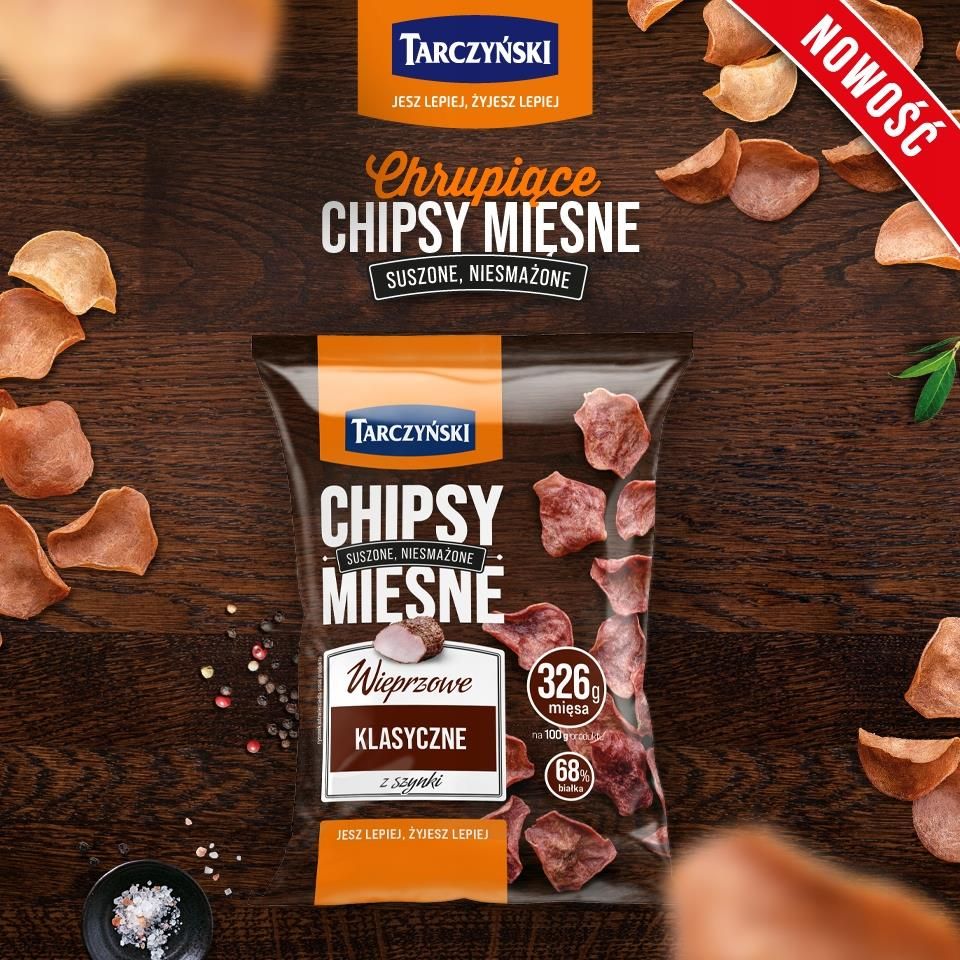 Tarczyński Chipsy Mięsne Klasyczne 25g - Ceny i opinie - Ceneo.pl
