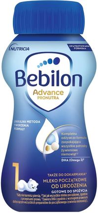 Bebilon 1 Advance Pronutra mleko początkowe od urodzenia 200 ml