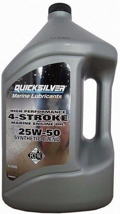 Quicksilver Verado FourStroke Engine Oil - Synthetic Blend 25W50 4L