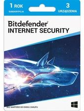 Zdjęcie BITDEFENDER Internet Security (3 stan. 12 mies.) (PLPIN11500002) - Węgorzyno