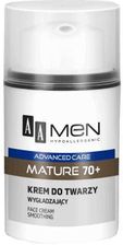 Zdjęcie AA Men Advanced Care Mature 70+ Krem do twarzy wygładzający 50 ml - Boguchwała