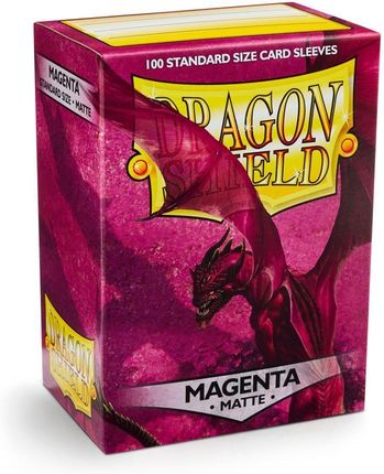 Arcane Tinmen Dragon Shield Standard Sleeves - Matte Magenta (100 Sleeves)