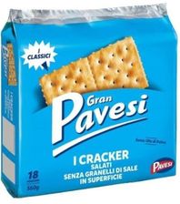 Gran Pavesi Cracker Krakersy nie solone 560 gr - Przekąski słone