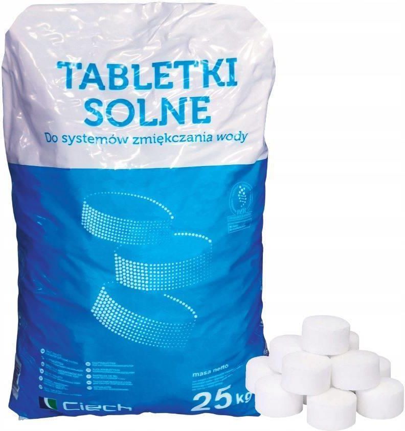 Ciech Sól Tabletkowa Do Regeneracji Zmiękczacza 25Kg Sol - zdjęcie 1 Ciech Sól Tabletkowa Do Regeneracji Zmiękczacza 25Kg Sol