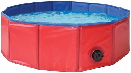 Dog Pool Basen Dla Psa Zwierząt Składany 80x30cm Niebieski
