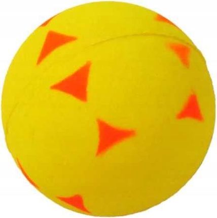 Zabawka piłka trójkąty Happet 57mm żółta dla psa