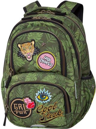 Coolpack Plecak szkolny Spiner Termic Badges Girls Green 80325CP C01157