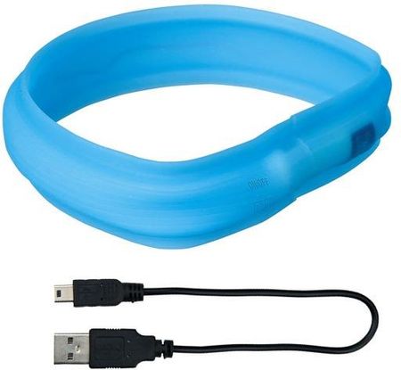 Obroża świecąca Silikon Led Usb 12670 Xs-l szeroka