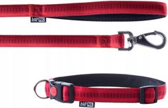 Smycz obroża Soft Style Happet czerwień L 2.0cm