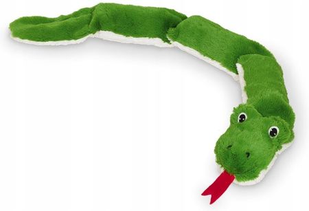 Zabawka dla psa pluszowy piszczący wąż Zielony