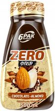 Zdjęcie 6PAK Sos Syrop Czekolada Migdał Zero Cukru 500ml - Wielbark