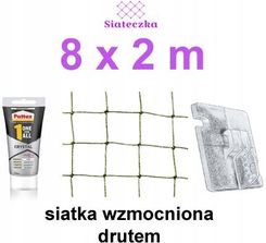 Zestaw Siatka Ochronna Dla Kota 8x2 Bez Wiercenia - zdjęcie 1