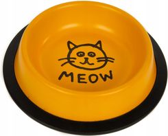 Zdjęcie Miska metalowa dla kota Meow na gumie Pomarańcz - Kietrz
