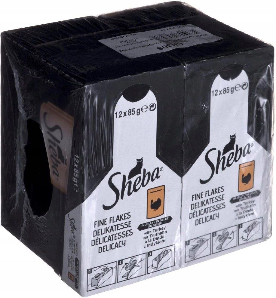 Sheba Delicacy Adult kapsička drůbeží výběr v želé 40x 85 g od 413 Kč