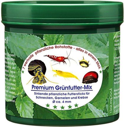 Naturefood Grunfutter-Mix krewetki i ślimaki 60g