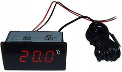 Zdjęcie Termometr Cyfrowy PT-6 Podświetlenie Czerwony 12V - Pogorzela