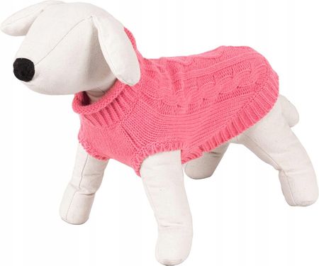 Sweterek dla psa 490S warkocz róż S-25cm