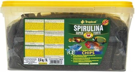 Tropical Super Spirulina Forte Chips 36% 5L/2,6kg