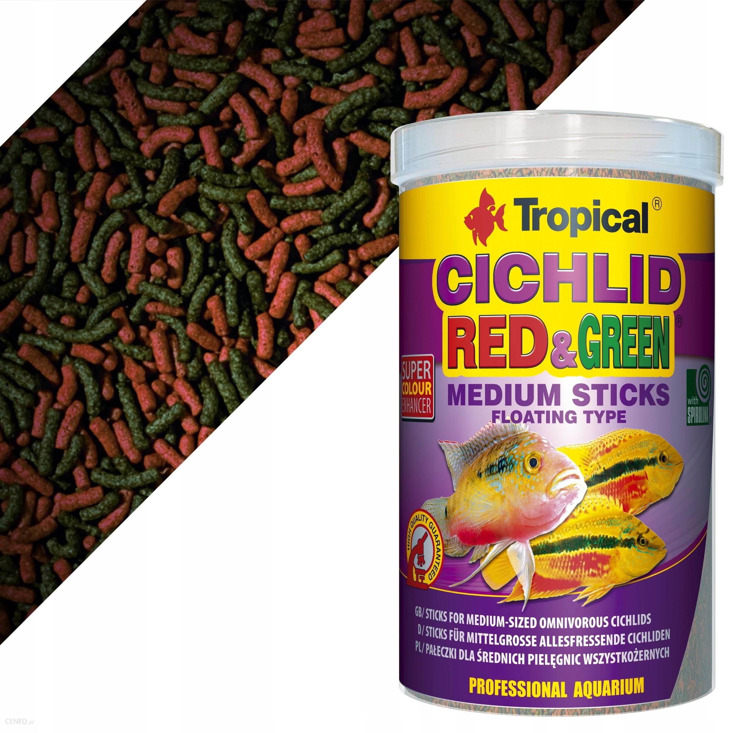 Tropical Cichlid Red & Green Medium Stick 2000 - Ceny i opinie 