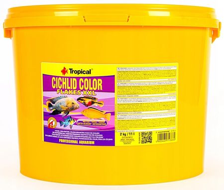 Tropical Cichlid Color XXL 11L/2kg Pokarm Płatki