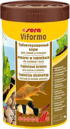 Sera Viformo 250ml - tabletki dla bocji, kirysów