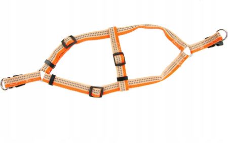 Szelki dla psa Trend Stripe 30-50cm Pomarańcz 15mm