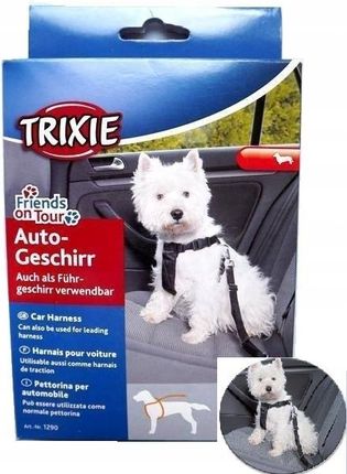 Szelki samochodowe pasy bezpieczeństwa psa Trixie