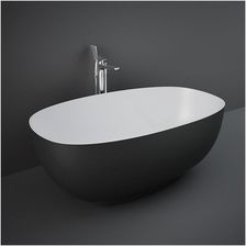 Wanna Rak Ceramics Cloud 140X75 Cm Czarny Mat