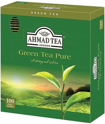 Ahmad Green Tea Pure herbata zielona 100 kopert