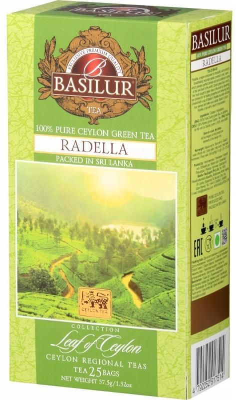 Herbata Herbata Basilur zielona bez goryczy Radella 25 szt - Ceny i ...