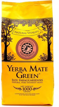 Yerba Mate Green Sarsaparilla 1kg citrus Despalada