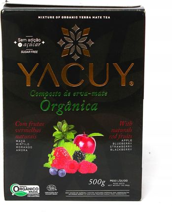 Yerba Mate Yacuy Organica con Frutas 500g 0,5 kg
