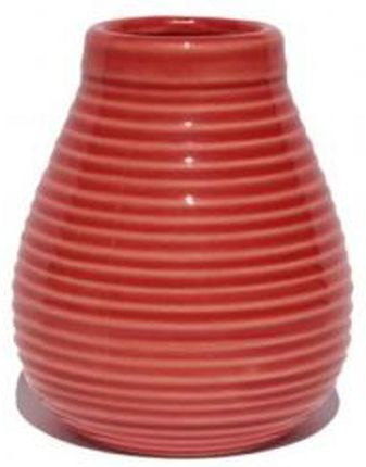 Matero Ceramiczne Czerwone Calabaza Do Yerba Mate