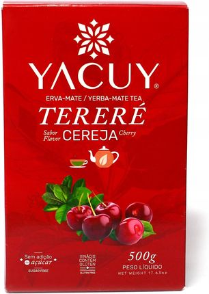 Yerba Mate Yacuy Terere Cereja 500g Cherry 0,5 kg
