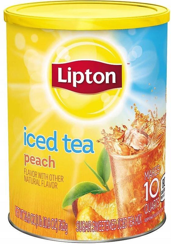 Herbata Lipton Iced Tea z Usa Herbata brzoskwiniowa 762g Ceny i