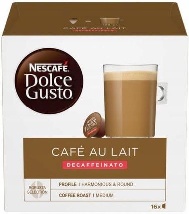 Nescafe Dolce Gusto Cafe Au Lait Decaffeinato 16 k