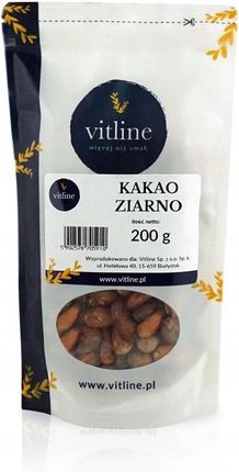 Kakao Ziarno Całe Surowe 200 g Ziarna Kakaowca