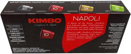 Kimbo Espresso Napoli 10 kapsułek Nespresso