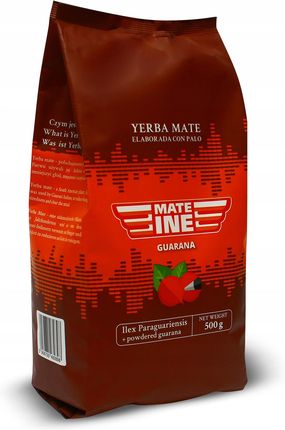 Yerba Mate Mateine Guarana 500g elaborada 0,5 kg