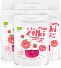 Zdjęcie Zestaw 6X Bio żelki owocowe malina 50 g - Pieńsk