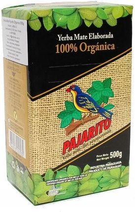 Yerba Mate Pajarito Organica Bio Eko 500g