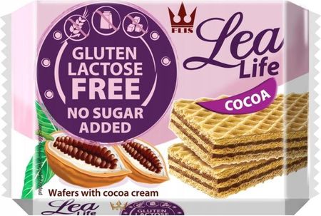 Wafle kakaowe Lea Life bez glutenu i laktozy 95g