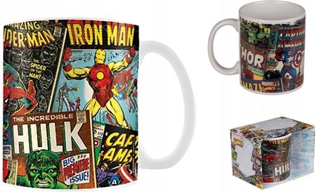 Kubek Fana Marvel Comics Iron Man Hulk Spider Man