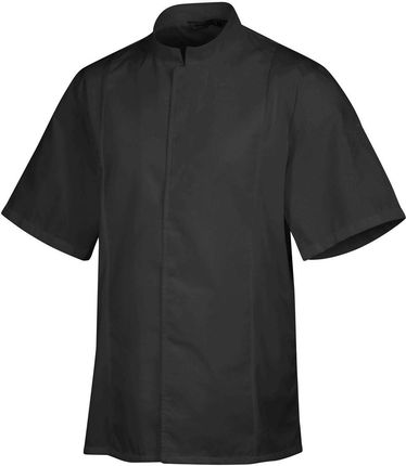 Robur Bluza kucharska z krótkim rękawem czarna Sika XXL Unisex
