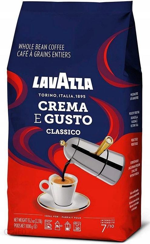 Café en grains Lavazza caffé crema Gustoso (1kilo)
