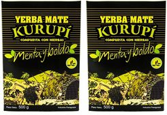 Yerba Mate Kurupi Menta Boldo 2x500g - zdjęcie 1