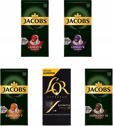 Kapsułki Jacobs-kompatybilne z Nespresso(r)* 50szt