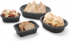 Zdjęcie Hendi Koszyk owalny czarny 190x120x60 mm - Kożuchów